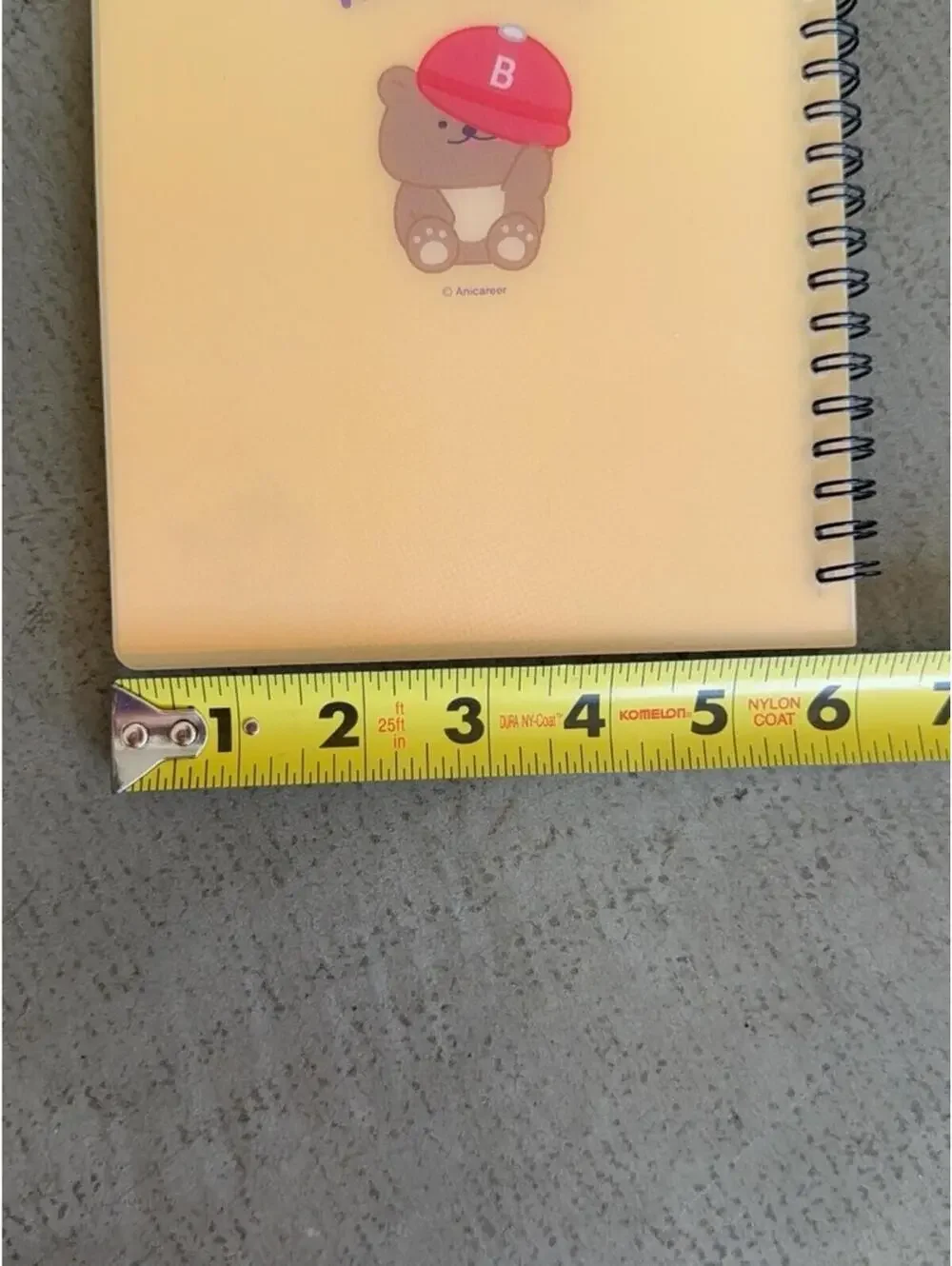 Ani Caree Spiral Notebook / Korea / Cute Character